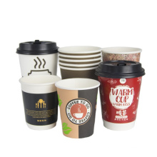 Colorful eco friendly paper cups with custom design